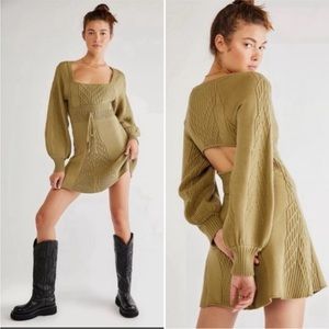 Free People NWT Emmaline Sweater Dress Size Medium